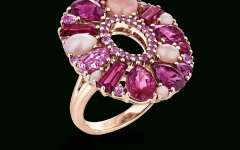 25 Ideas of Pink Sapphire and Rose Gold Cocktail Rings