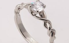 Diamond Braided Engagement Rings
