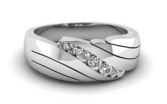 White Gold Wedding Rings for Men