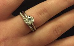 Solitaire Rings with Wedding Band