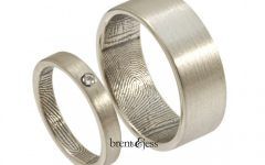 15 Best Collection of Wedding Rings with Fingerprint