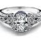 Antique Style Diamond Engagement Rings