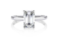  Best 25+ of Solitaire Emerald-cut Engagement Rings