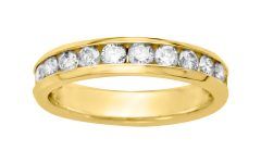 2024 Popular Certified Diamond Anniversary Bands in Gold