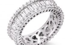 2024 Latest Baguette Diamond Anniversary Rings
