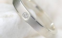 Diamond Anniversary Bands in Sterling Silver