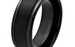 15 Collection of Black Titanium Mens Wedding Rings