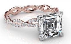 15 Best Collection of Asscher Diamond Engagement Rings