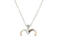 Ribbon Open Heart Necklaces