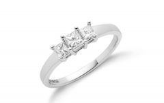 White Gold Trilogy Engagement Rings
