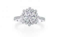 Winston Blossom Diamond Engagement Rings