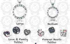 Love & Family Petite Locket Charms Necklaces