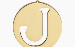 Letter J Alphabet Locket Element Necklaces