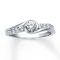 10k Diamond Engagement Rings