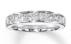 Princess Cut Diamond Anniversary Rings