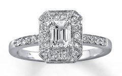 15 The Best White Emerald Engagement Rings