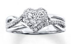 15 Collection of Heart Engagement Rings