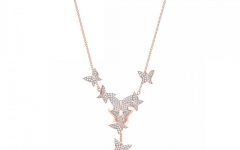 Sparkling Butterfly Y- Necklaces