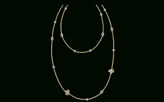 Top 25 of Diamond Sautoir Necklaces in Yellow Gold