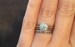 15 Best Collection of Bezel Set Engagement Rings with Wedding Bands