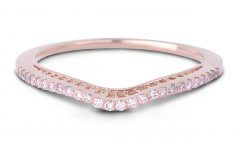 15 Ideas of Pink and Diamond Wedding Bands