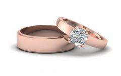 15 Best Collection of Couple Rose Gold Wedding Bands
