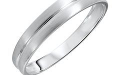 15 Collection of Men White Gold Wedding Band