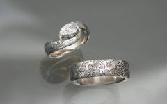 Mokume Engagement Rings