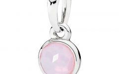 25 Best Ideas Opalescent Pink Crystal October Droplet Pendant Necklaces