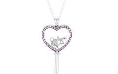 Pandora Lockets Heart Key Necklaces
