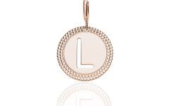 Letter L Alphabet Locket Element Necklaces