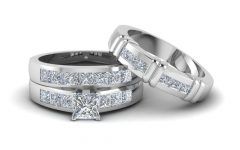 2024 Popular Matching Engagement Rings for Him and Her