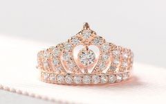 2024 Popular Princess Tiara Crown Rings