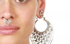 15 Best Collection of Chevron Nose Rings