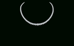 Top 25 of Round Brilliant Diamond Straightline Necklaces