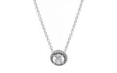 25 Best Round Sparkle Halo Necklaces