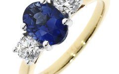 25 Collection of Oval Sapphire and Diamond Trinity Rings