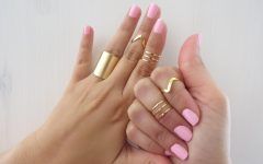  Best 15+ of Chevron Knuckle Rings Sets