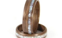 The 15 Best Collection of Wood Inlay Wedding Rings