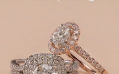 25 Collection of Sparkling Halo Rings